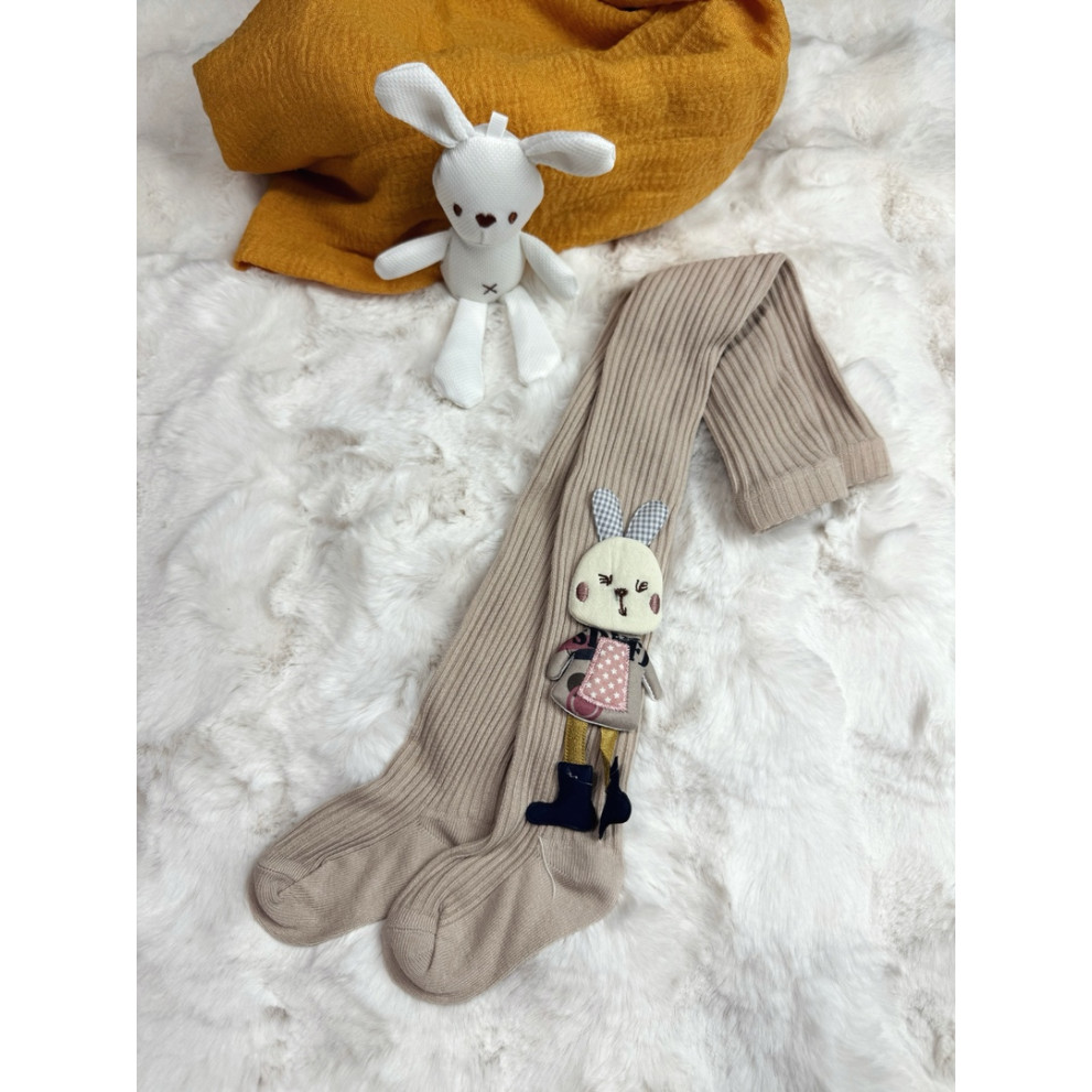 Колготки для дівчинки з зайчиком 10691 Колготки для дівчинки з зайчиком 10691