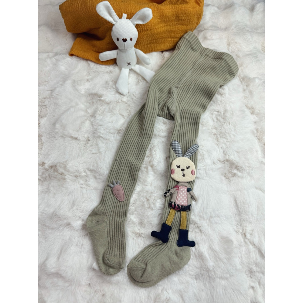 Колготки для дівчинки з зайчиком 10693 Колготки для дівчинки з зайчиком 10693