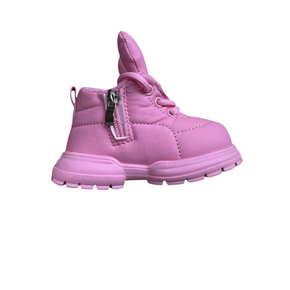 Чобітки дитячі демісезонні з вушками Fushion колір рожевий 10702