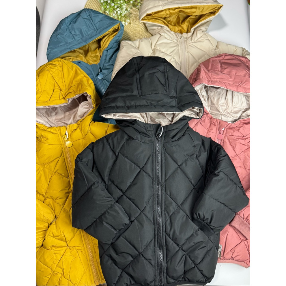 Демісезонна куртка дитяча колір чорний 10711