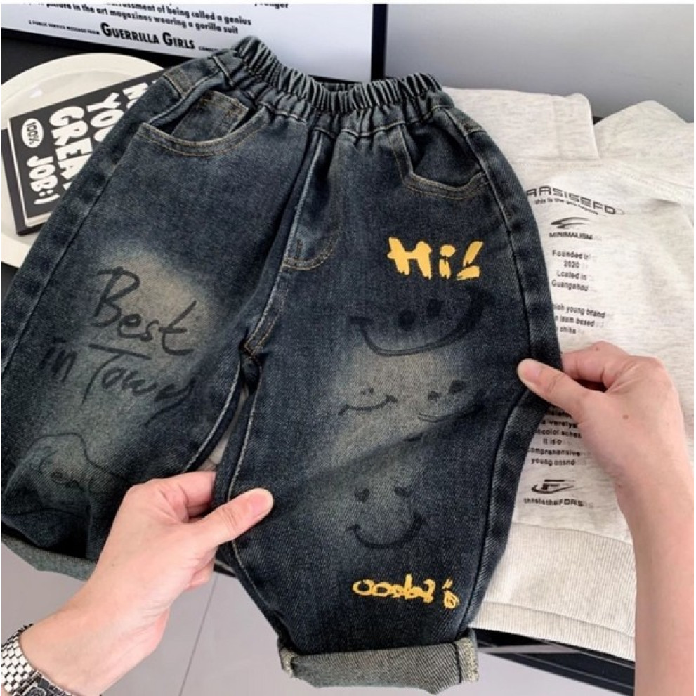 Джинси стильні Hi для хлопчика 10723 Джинси стильні Hi для хлопчика 10723