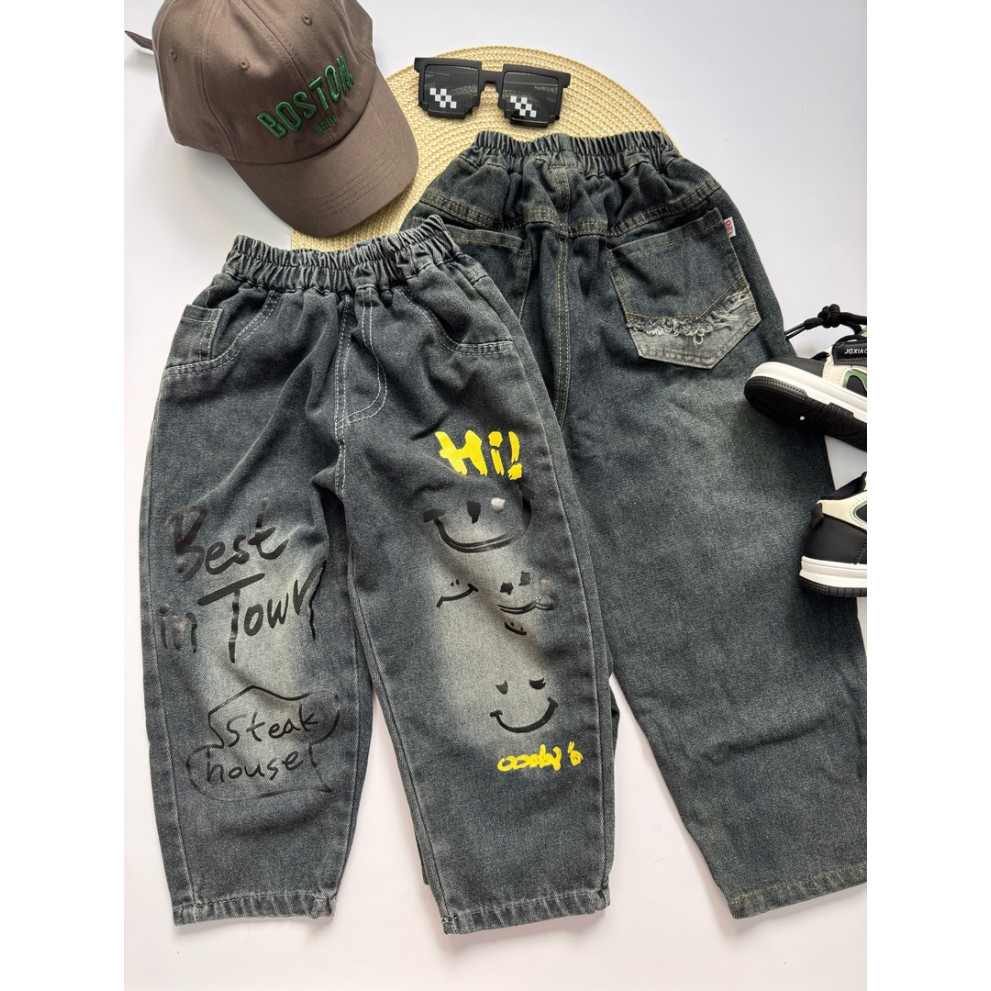 Джинси стильні Hi для хлопчика 10723 Джинси стильні Hi для хлопчика 10723