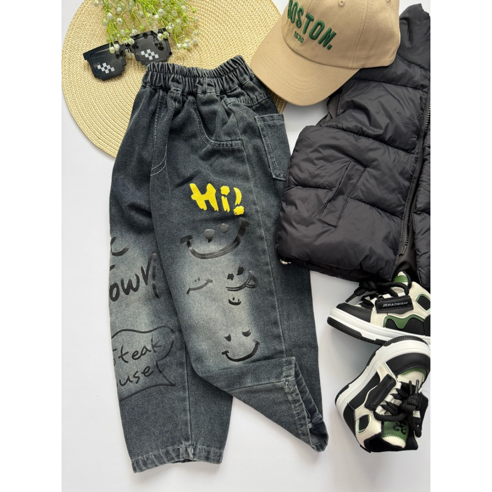 Джинси стильні Hi для хлопчика 10723 Джинси стильні Hi для хлопчика 10723