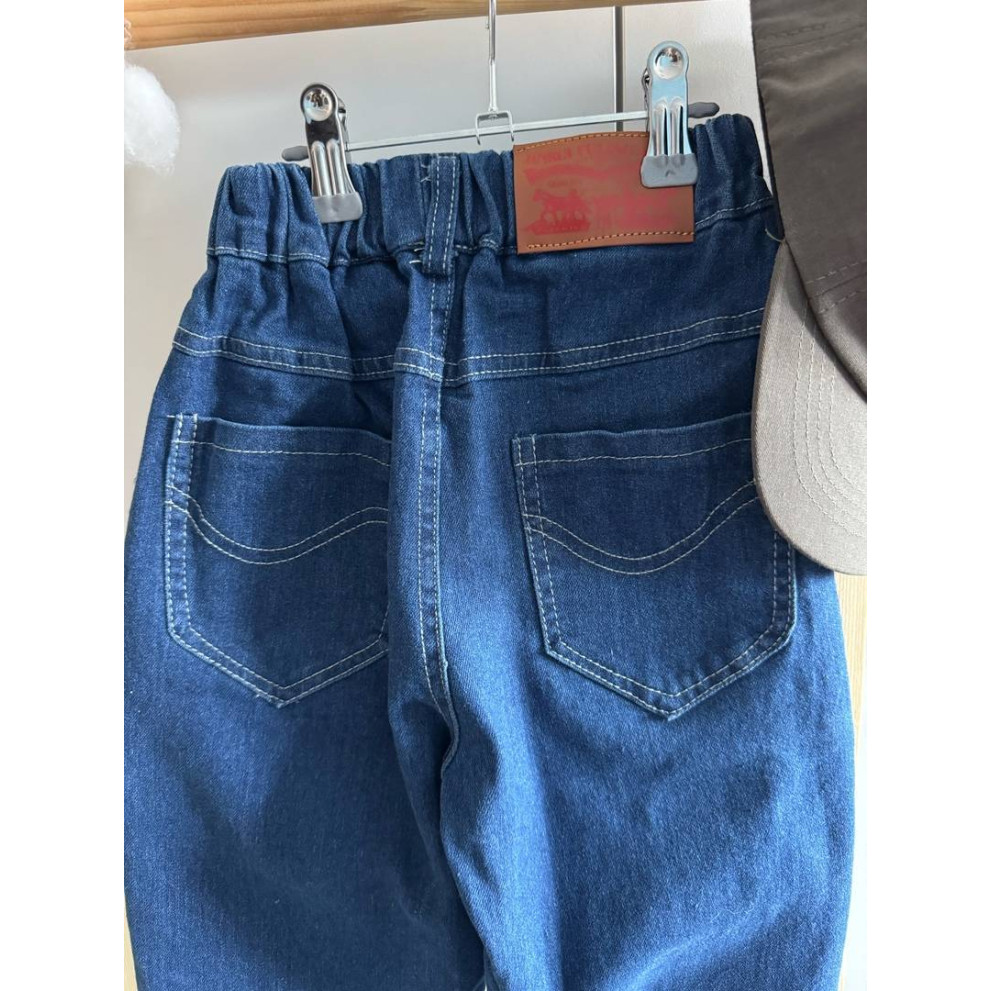 Джинси для хлопчика Cowboy колір темно-синій 10729