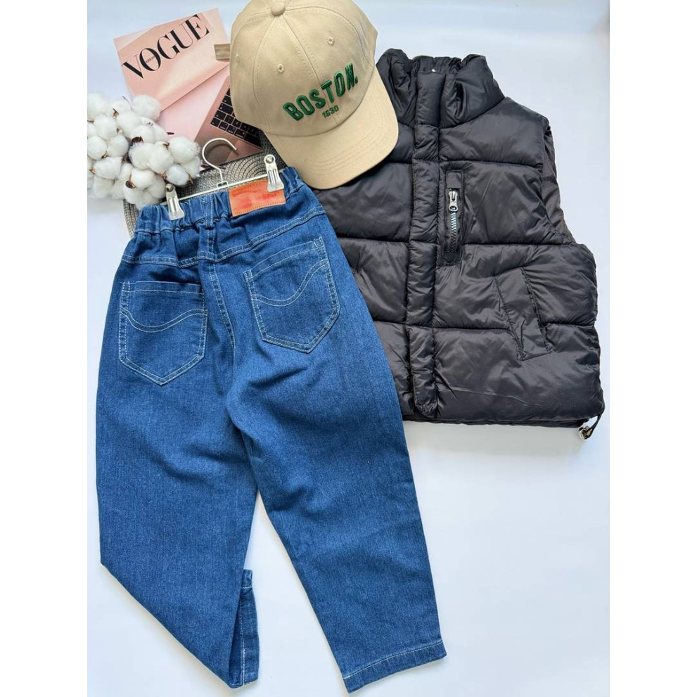 Джинси для хлопчика Cowboy колір темно-синій 10729