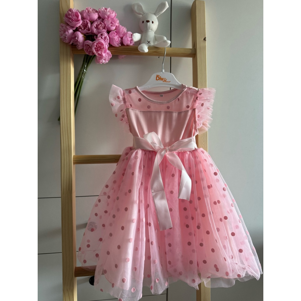 Сукня для дівчинки колір рожевий 10731