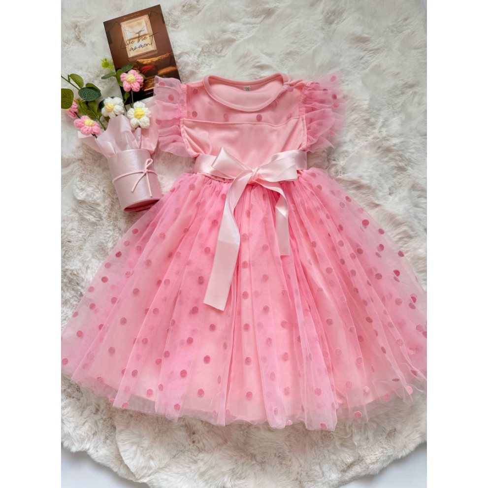 Сукня для дівчинки колір рожевий 10731