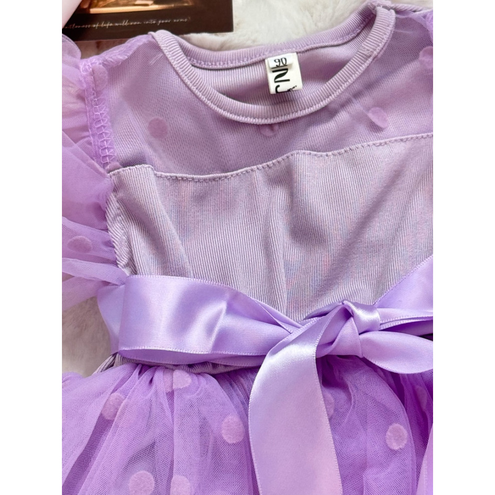 Сукня для дівчинки колір світло-фіолетовий 10732