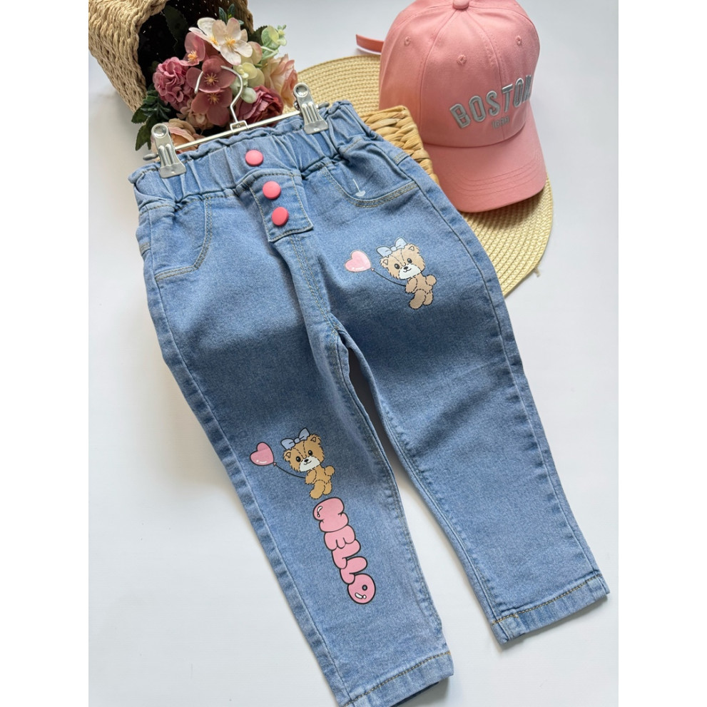 Джинси для дівчинки Hello 10734 Джинси для дівчинки Hello 10734