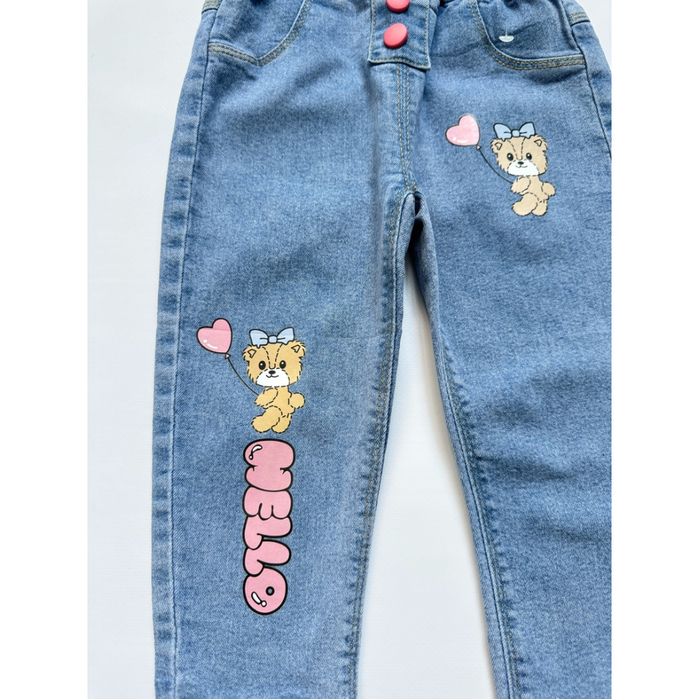 Джинси для дівчинки Hello 10734 Джинси для дівчинки Hello 10734