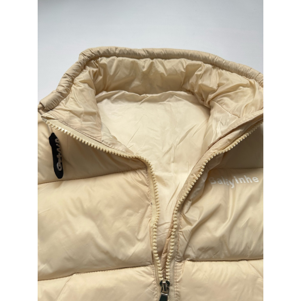 Жилетка демісезонна Balayinhe колір бежевий 10736 Жилетка демісезонна Balayinhe колір бежевий 10736