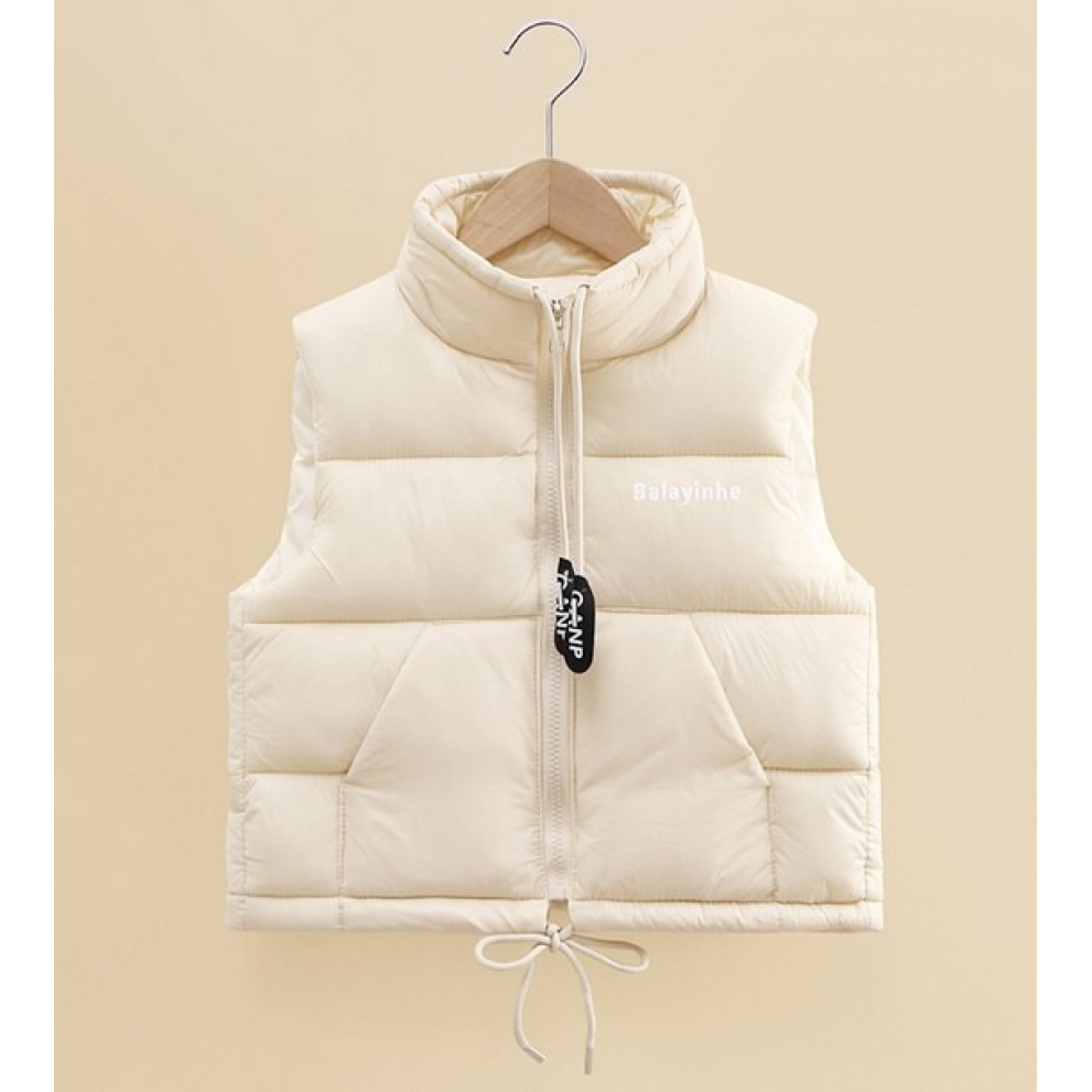 Жилетка демісезонна Balayinhe колір бежевий 10736