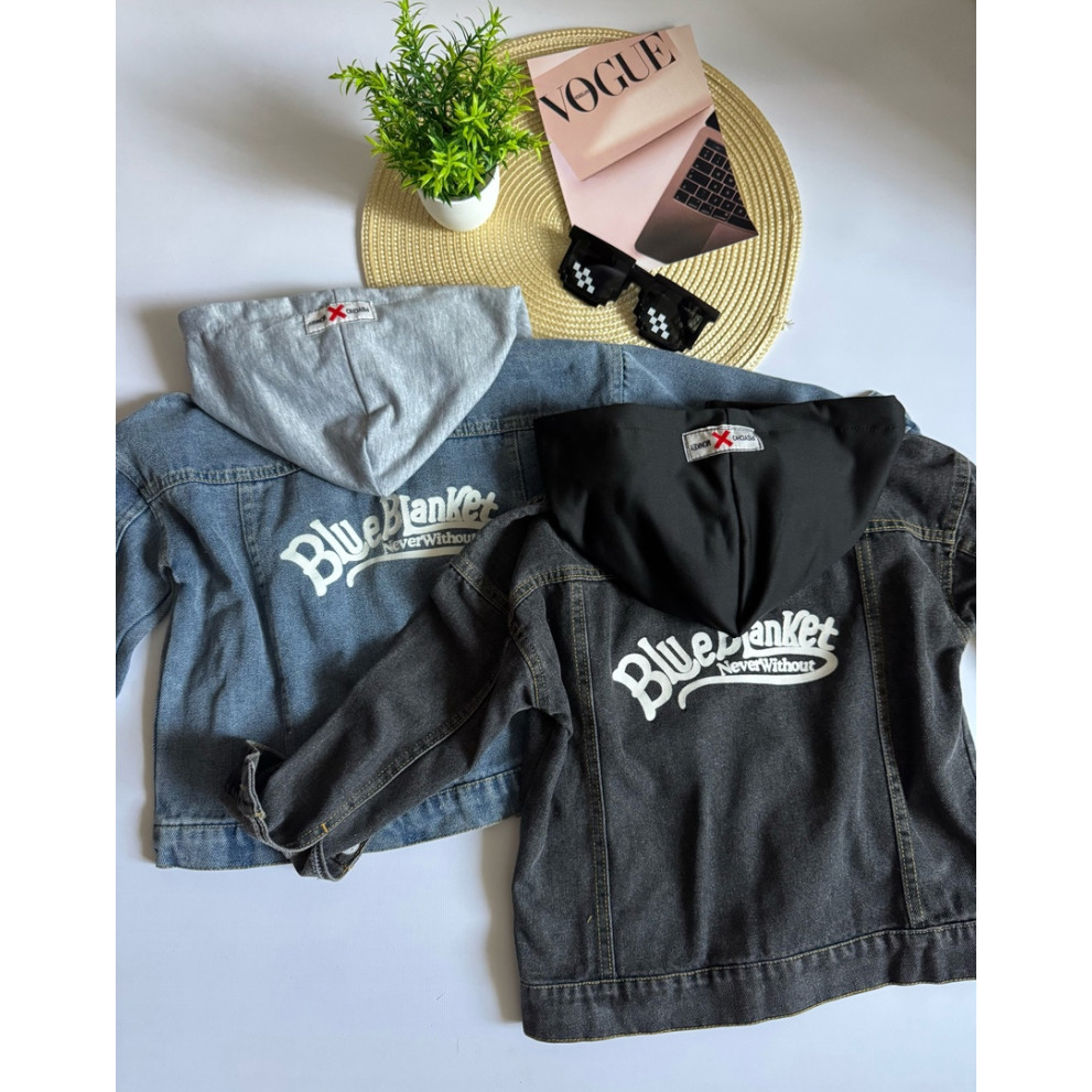 Джинсова курточка Blue Blanket для хлопчика колір синій 10754 Джинсова курточка Blue Blanket для хлопчика колір синій 10754