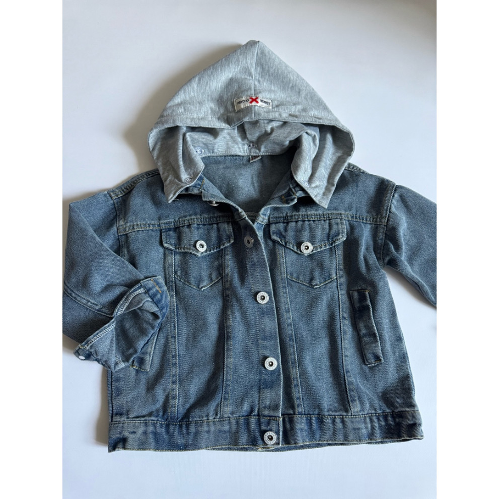 Джинсова курточка Blue Blanket для хлопчика колір синій 10754 Джинсова курточка Blue Blanket для хлопчика колір синій 10754