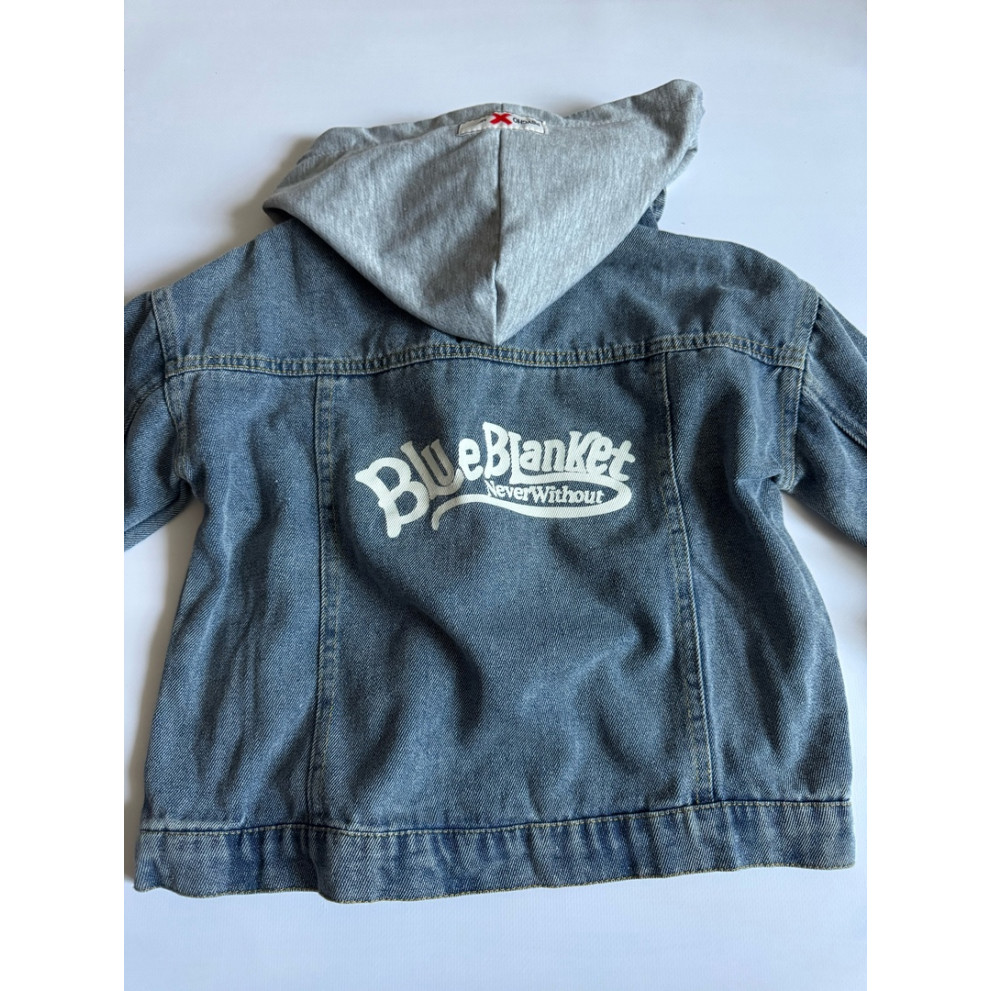 Джинсова курточка Blue Blanket для хлопчика колір синій 10754 Джинсова курточка Blue Blanket для хлопчика колір синій 10754