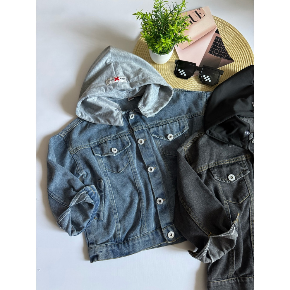 Джинсова курточка Blue Blanket для хлопчика колір синій 10754 Джинсова курточка Blue Blanket для хлопчика колір синій 10754