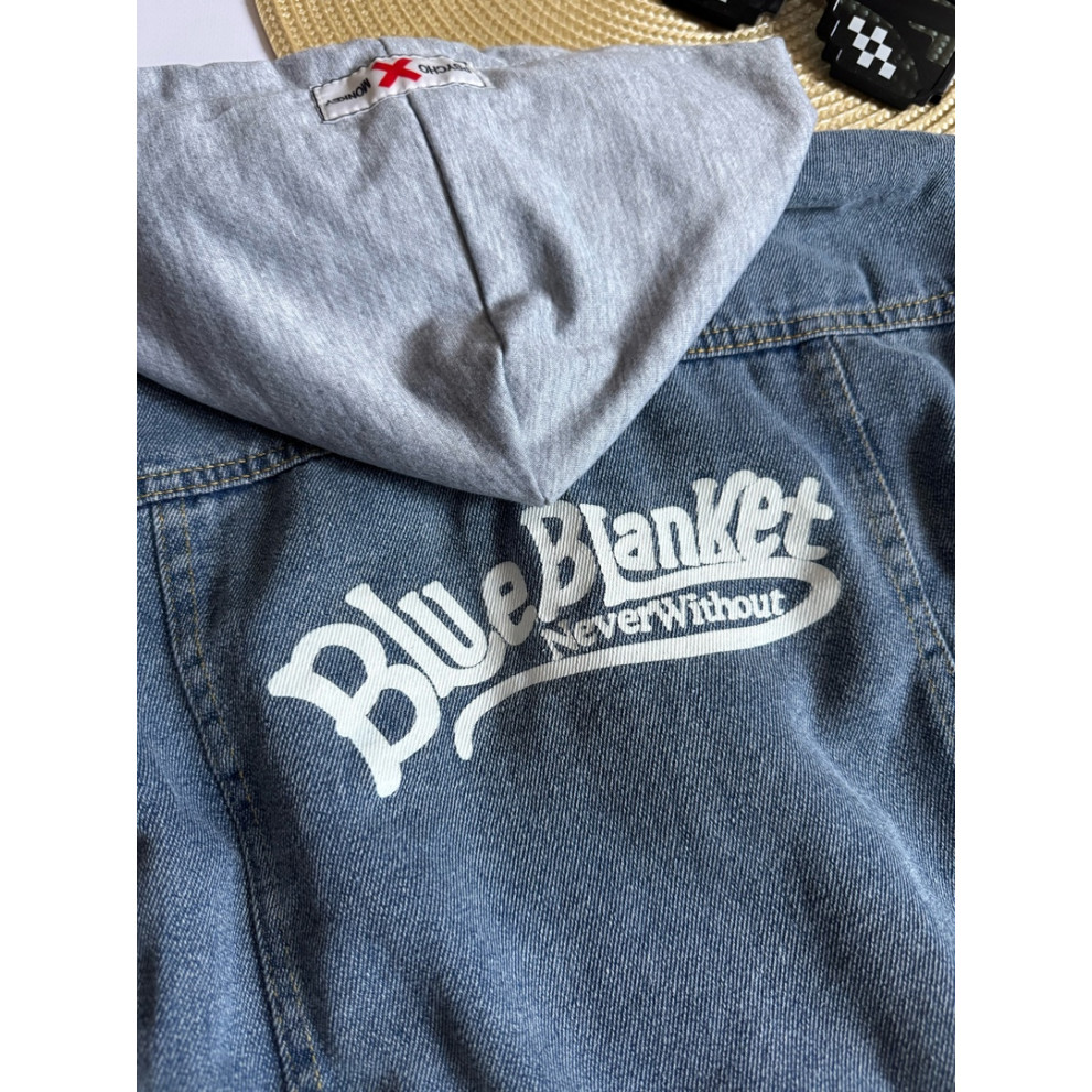Джинсова курточка Blue Blanket для хлопчика колір синій 10754 Джинсова курточка Blue Blanket для хлопчика колір синій 10754