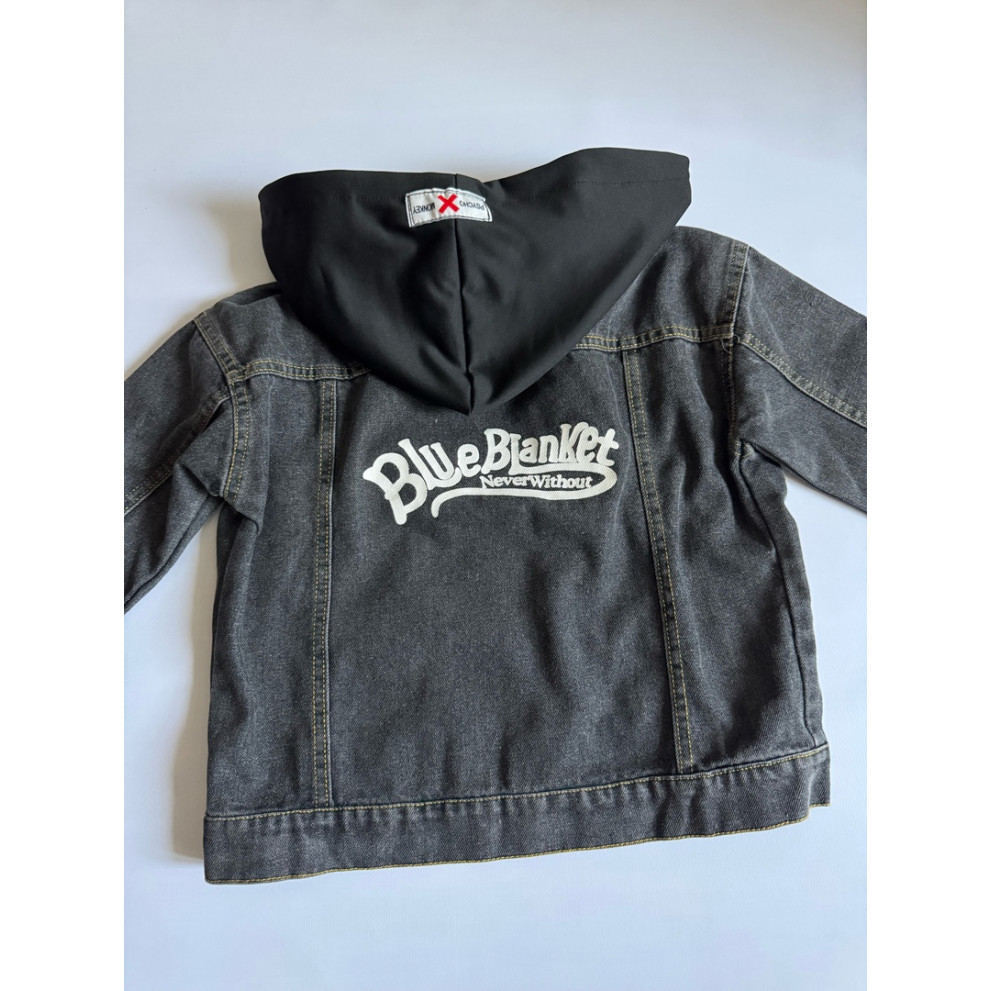 Джинсова курточка Blue Blanket для хлопчика колір чорний 10755 Джинсова курточка Blue Blanket для хлопчика колір чорний 10755