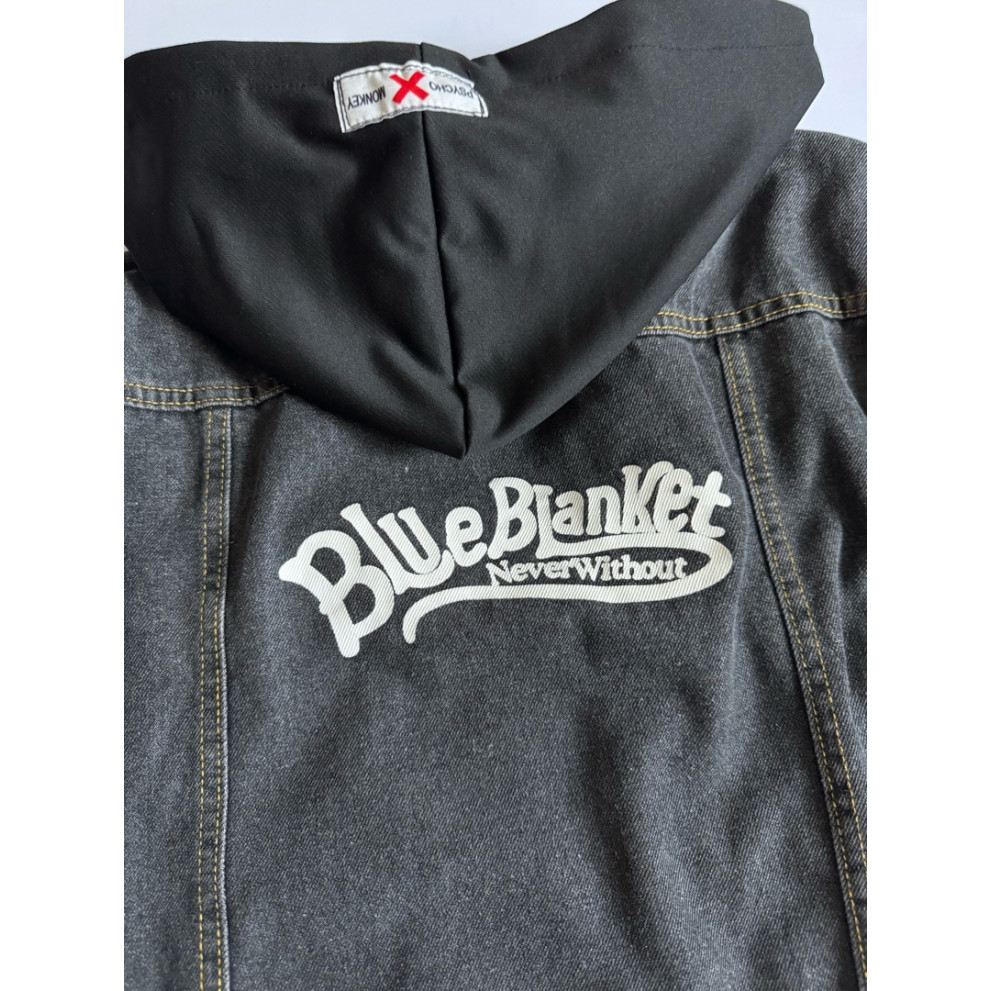 Джинсова курточка Blue Blanket для хлопчика колір чорний 10755 Джинсова курточка Blue Blanket для хлопчика колір чорний 10755