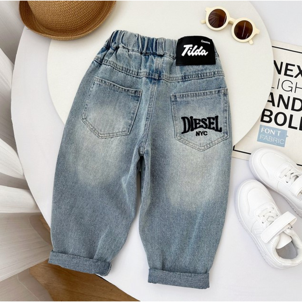 Джинси для хлопчика Tilda колір блакитний 10760