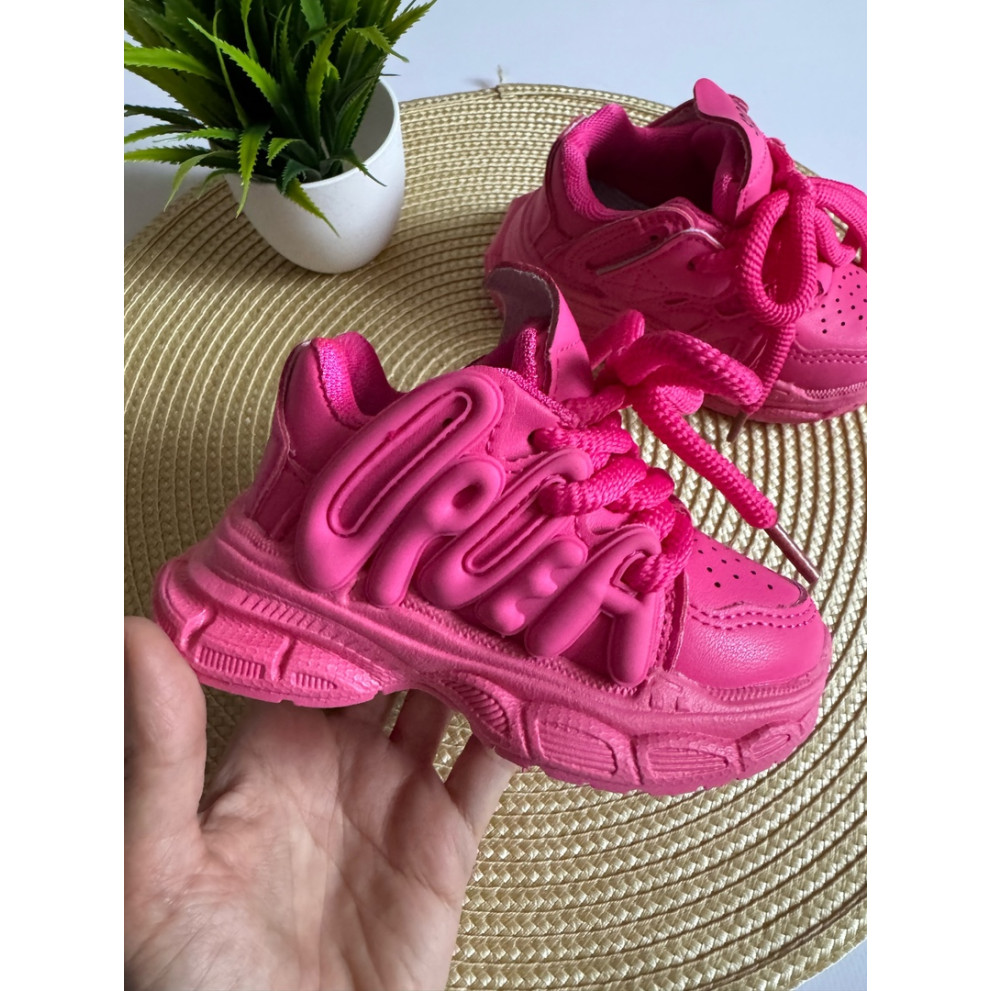 Яскраві кросівки для дівчинки колір малиновий 10764 Яскраві кросівки для дівчинки колір малиновий 10764