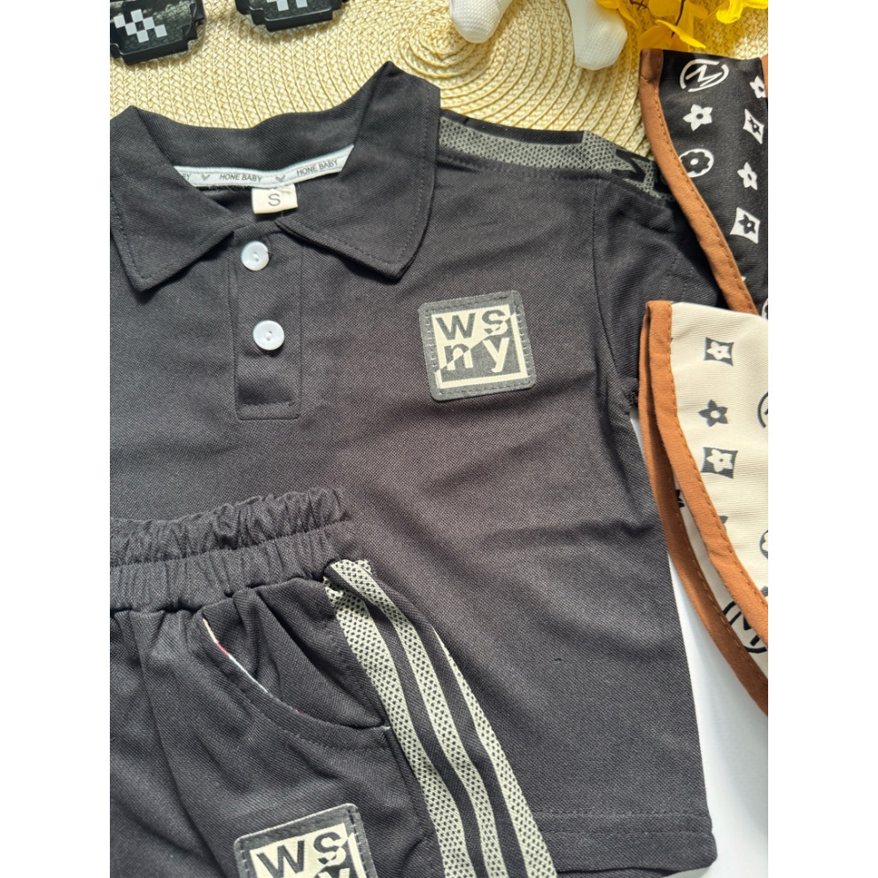 Костюм хлопчику на літо Wsny колір чорний 10806