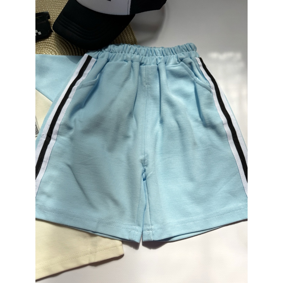 Костюм хлопчику на літо колір блакитний 10815