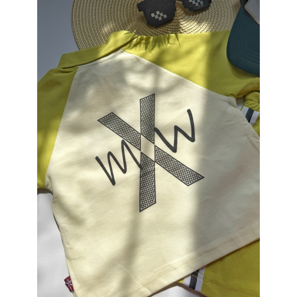 Костюм хлопчику на літо колір салатовий 10816 Костюм хлопчику на літо колір салатовий 10816