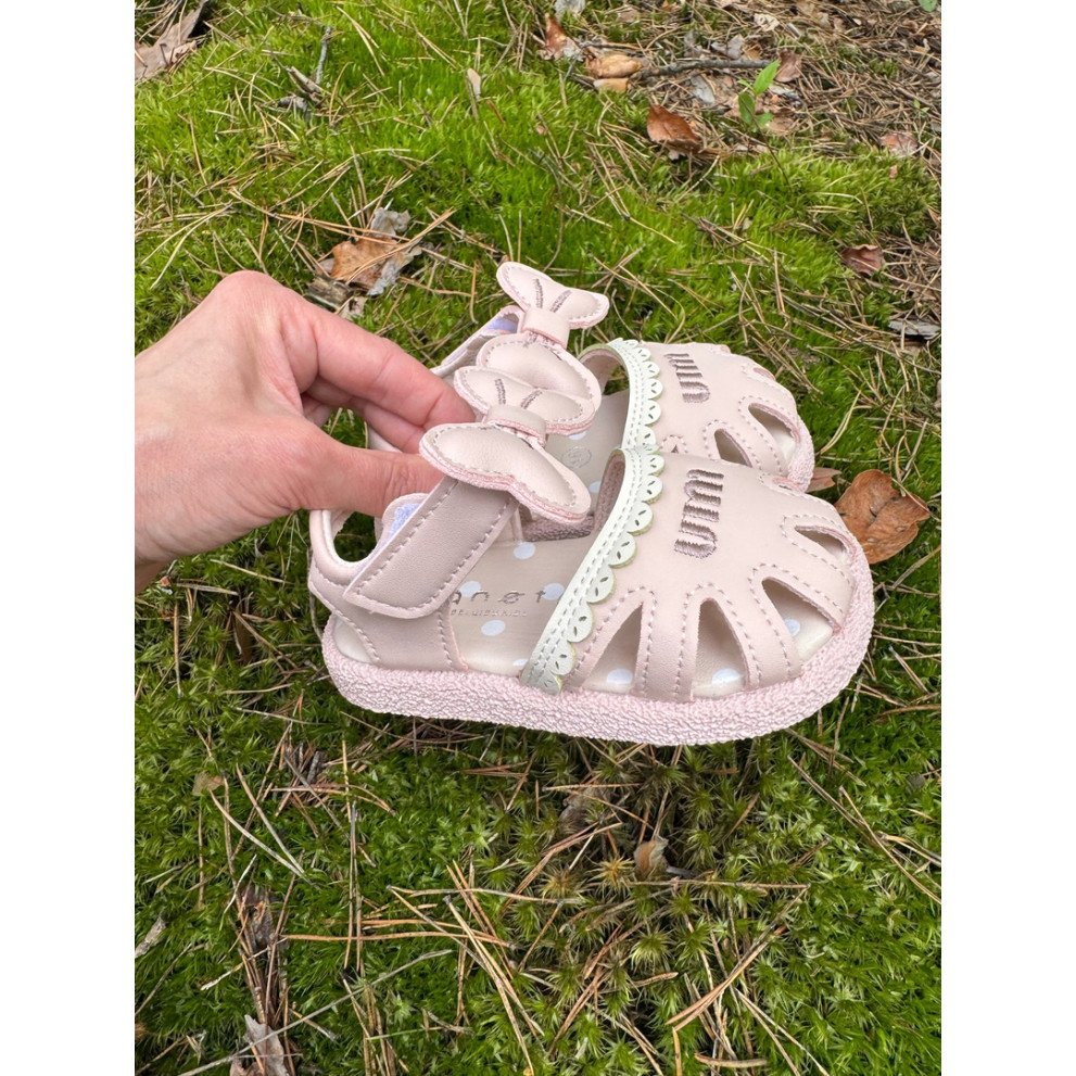 Босоніжки Uim для дівчинки з бантиком колір рожевий 10819