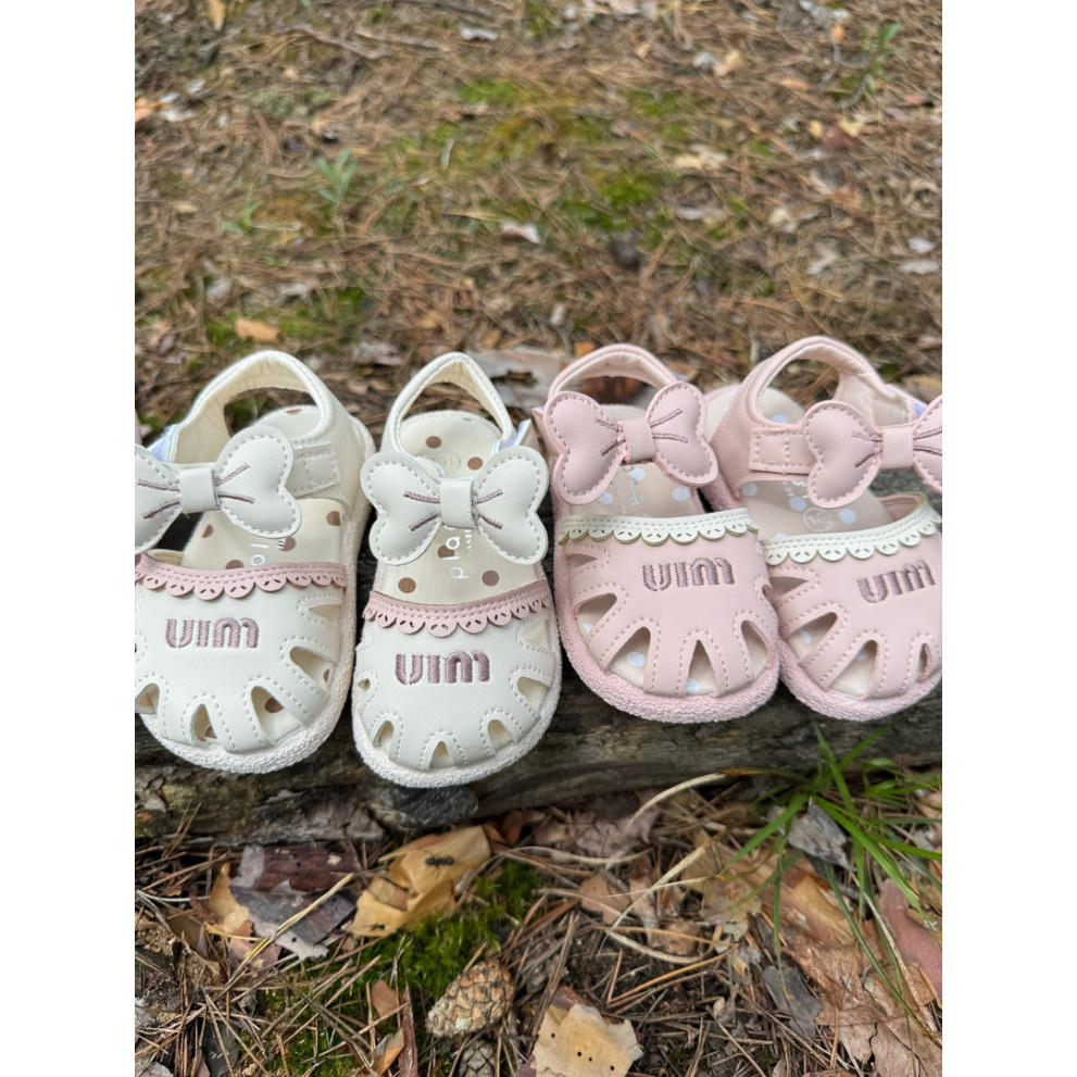 Босоніжки Uim для дівчинки з бантиком колір рожевий 10819