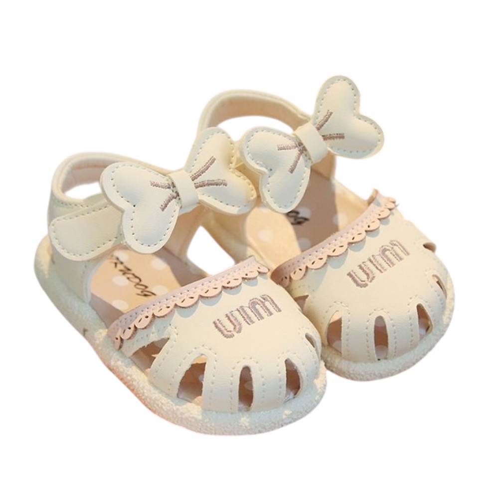 Босоніжки Uim для дівчинки з бантиком колір білий 10820