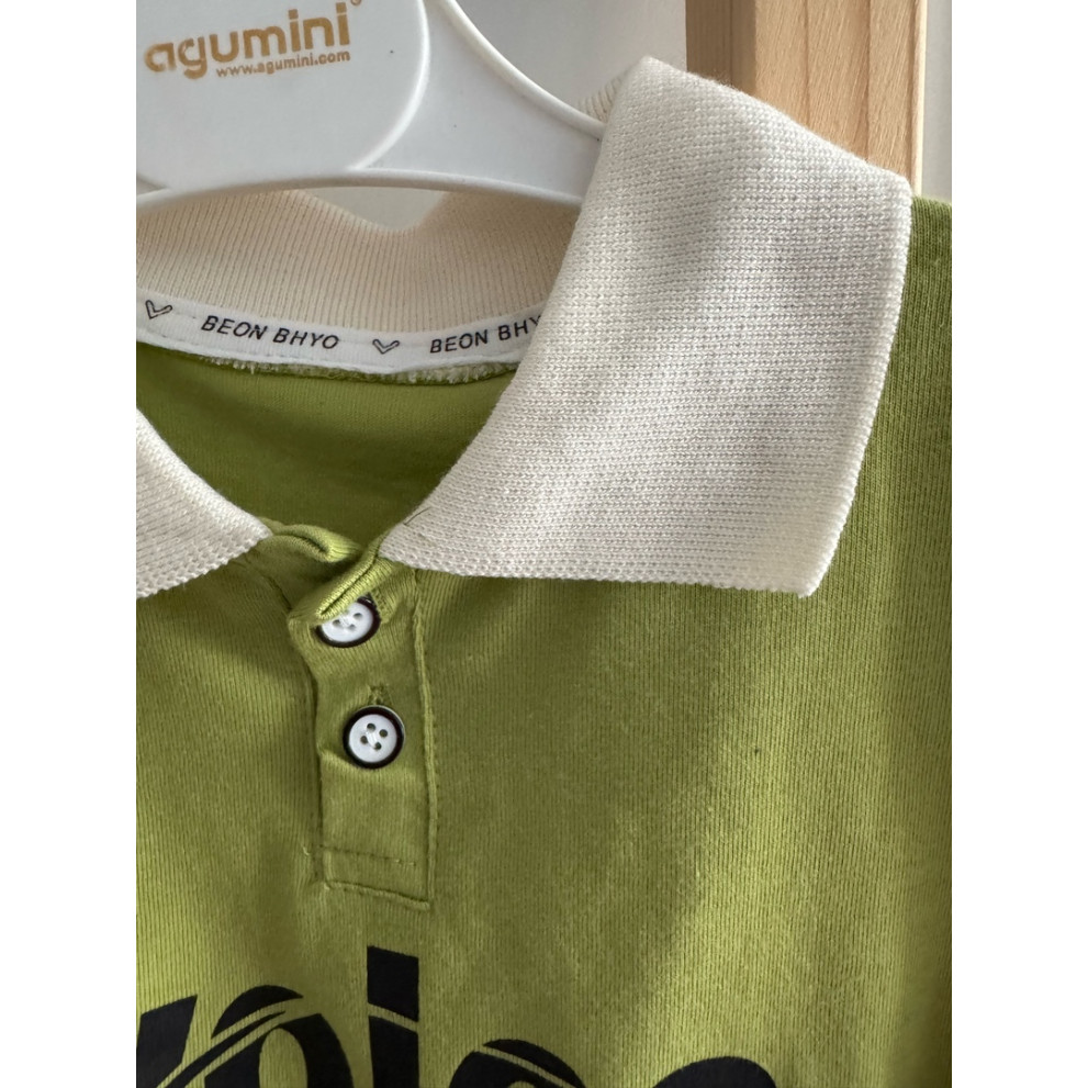 Костюм на літо Wolee хлопчику колір зелений 10821 Костюм на літо Wolee хлопчику колір зелений 10821