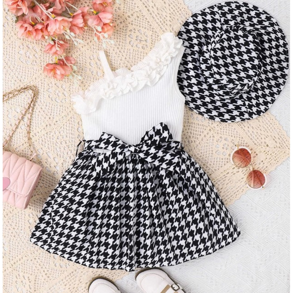 Комплект для дівчинки сукня і капелюшок 10834