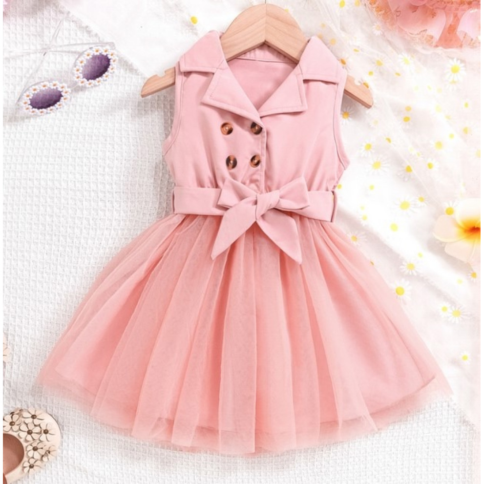 Сукня для дівчинки з фатином колір рожевий 10835