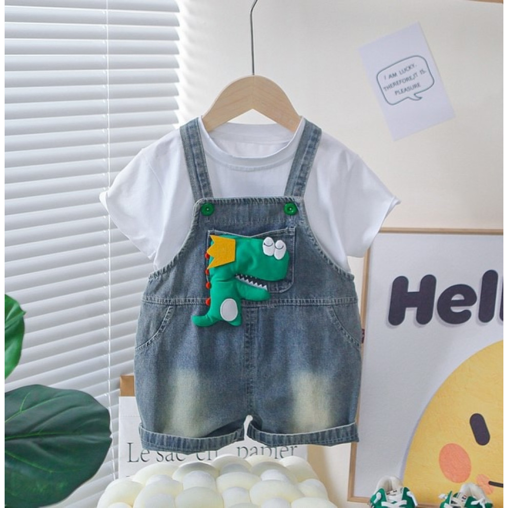 Костюм для хлопчика на літо з динозавриком 10870 