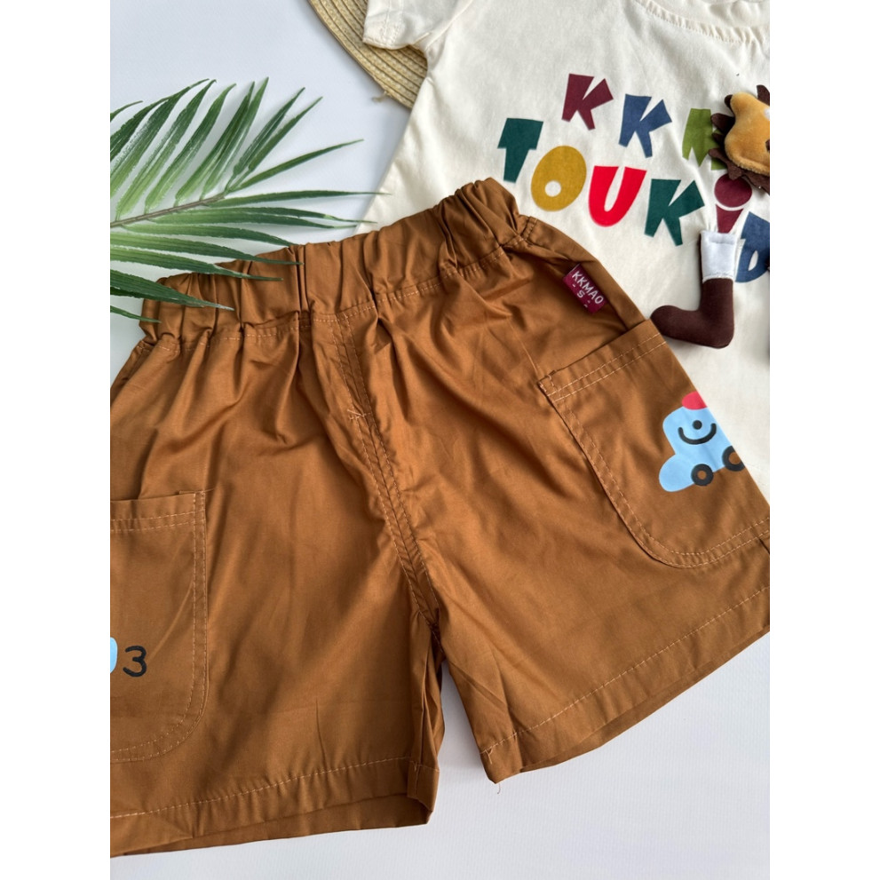 Костюм на літо хлопчику з левенятком 10875 Костюм на літо хлопчику з левенятком 10875