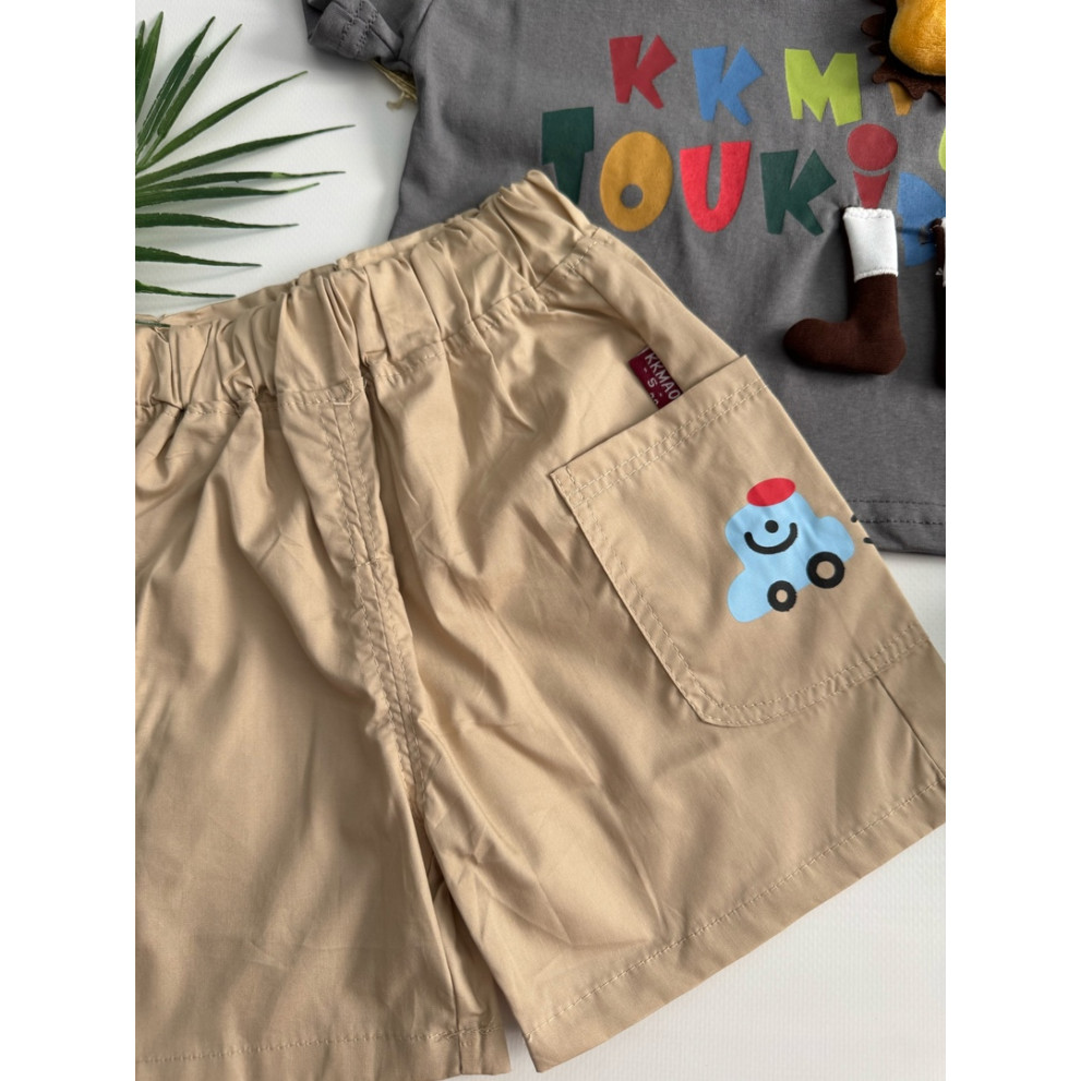 Костюм на літо хлопчику з левенятком 10876 Костюм на літо хлопчику з левенятком 10876