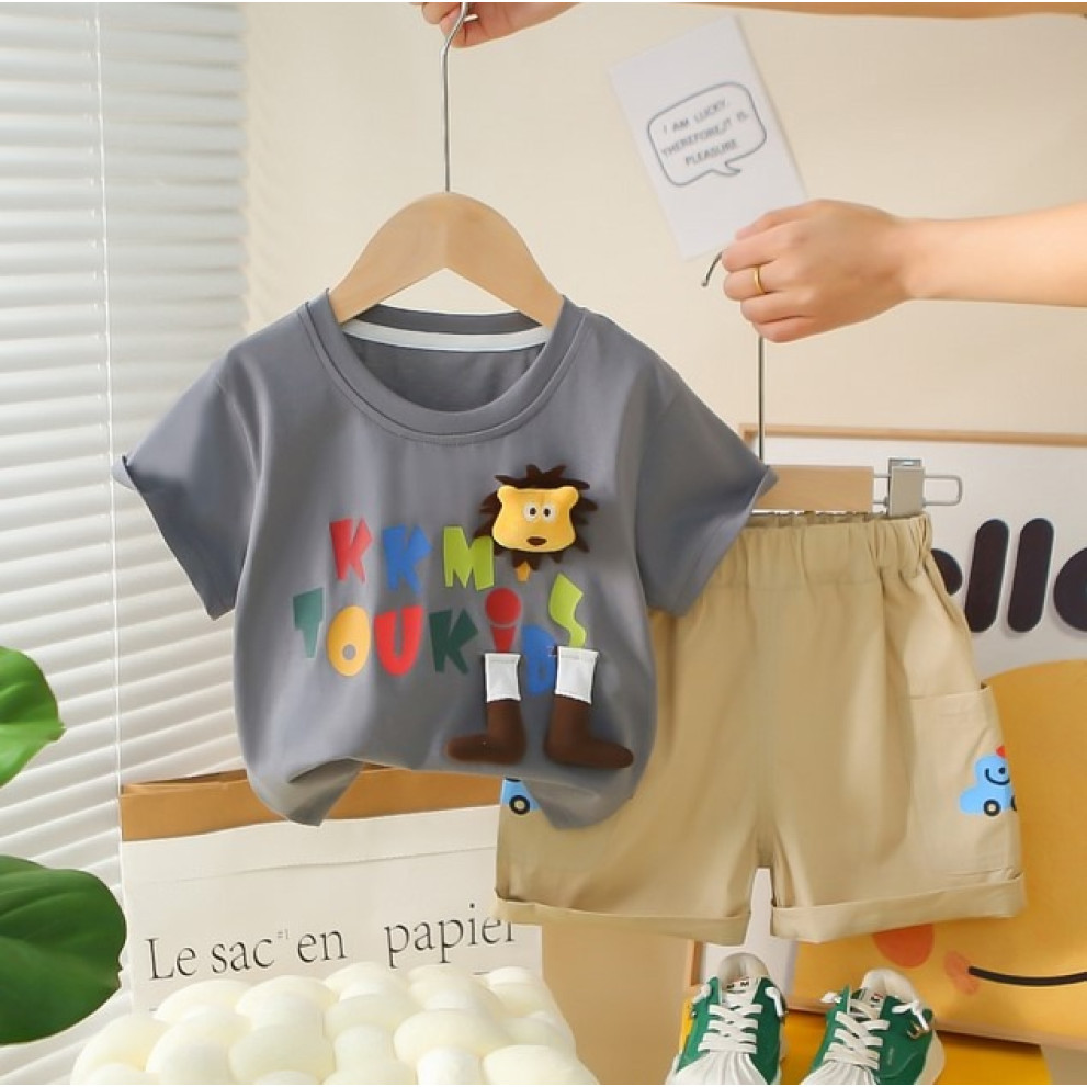 Костюм на літо хлопчику з левенятком 10876