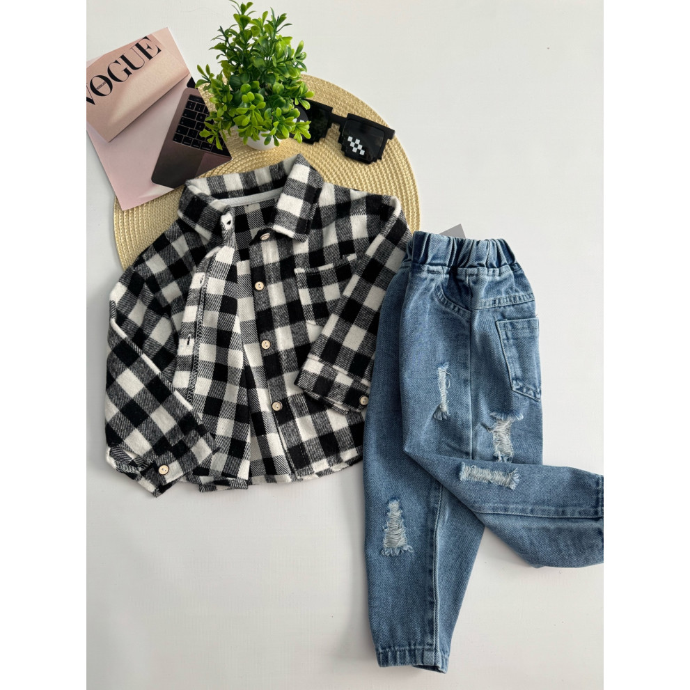 Джинси для хлопчика стильні 10878