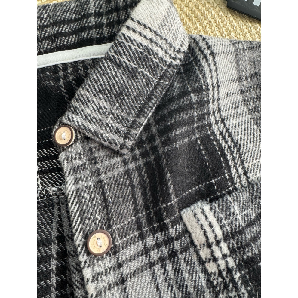 Сорочка для хлопчика стильна чорно-біла 10881 Сорочка для хлопчика стильна чорно-біла 10881