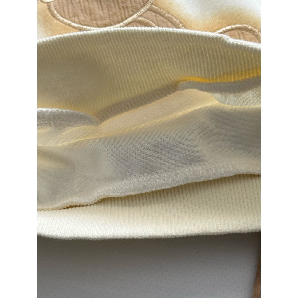 Костюм для дівчинки з зайчиком колір коричневий 10886 Костюм для дівчинки з зайчиком колір коричневий 10886