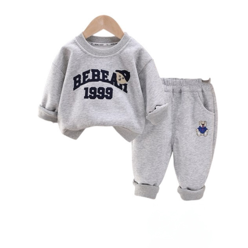 Костюм для мальчика Bebear цвет серый 10890