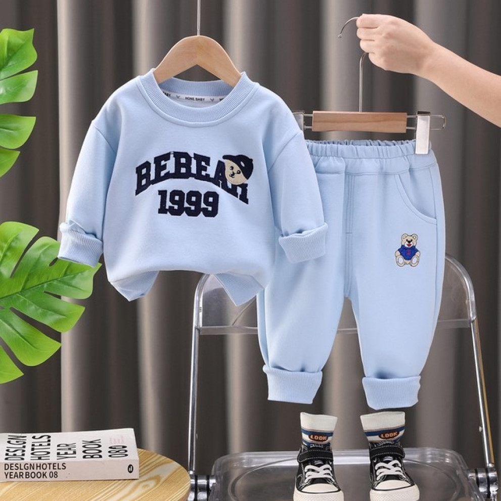 Костюм для хлопчика Bebear колір блакитний 10891