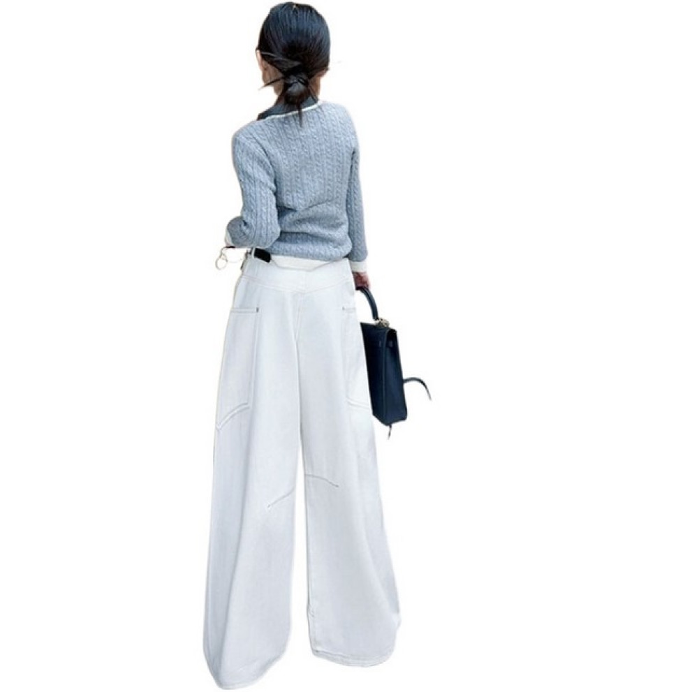 Джинси для дівчинки колір білий 10897