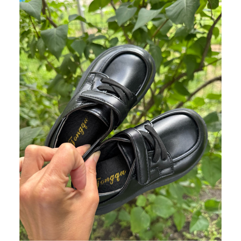 Туфлі дитячі колір чорний 10899