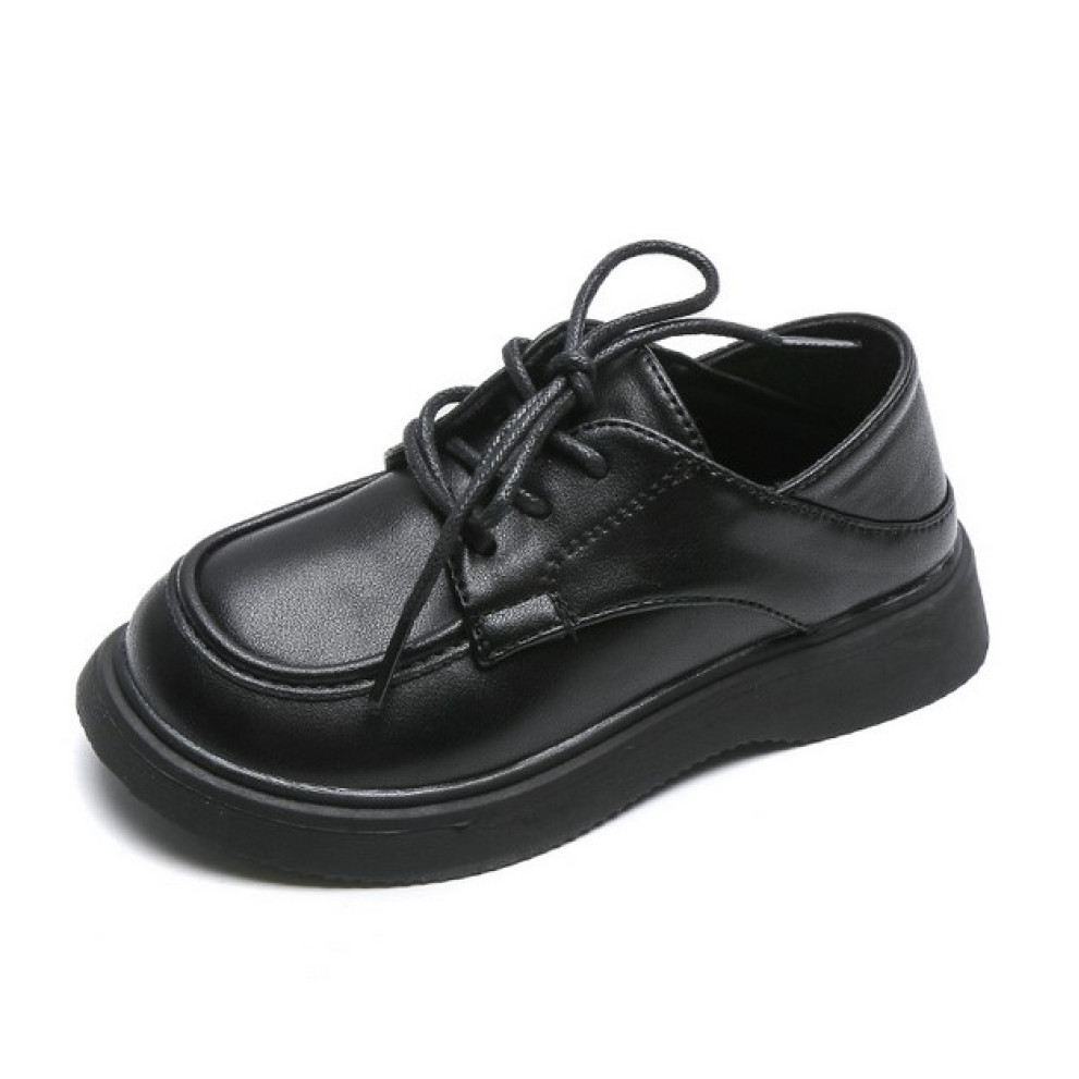 Туфлі дитячі зі шнурівкою колір чорний 10900