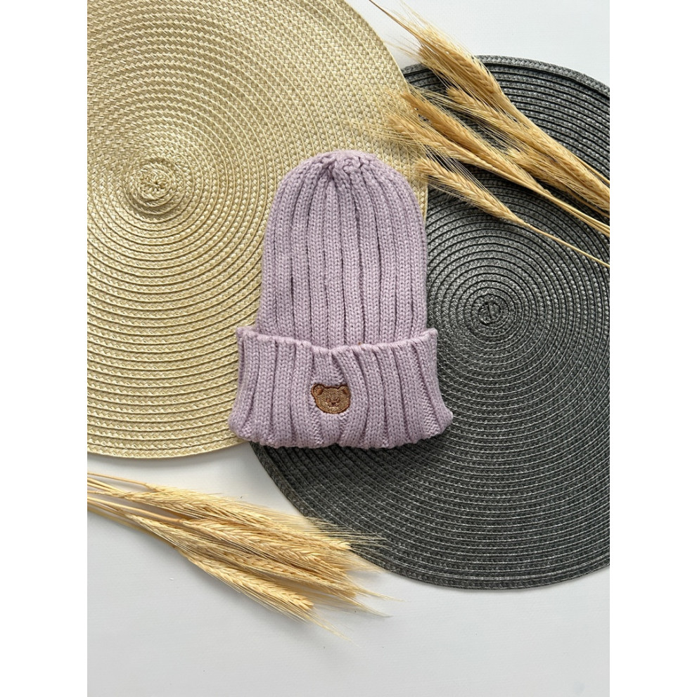 Шапка з ведмедиком 10293