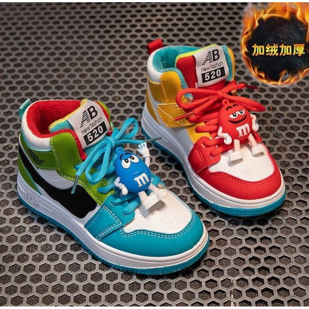 Дитячі хайтопи MandMs утеплені демісезонні