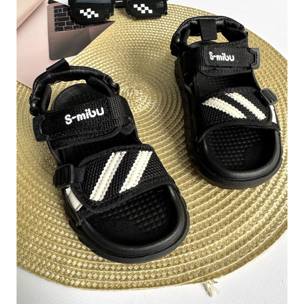 Босоніжки дитячі S-mibu, чорний