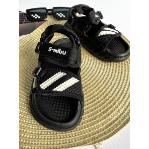 Босоніжки дитячі S-mibu, чорний